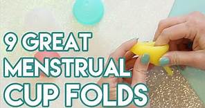 9 Great Menstrual Cup Fold Techniques