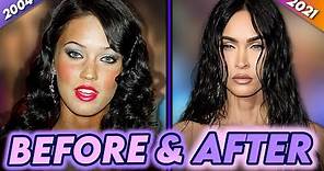 Megan Fox | Before & After | Plastic Surgery, Botox & MGK Punk Effect