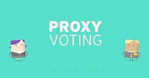 Introducing Proxymity: Proxy Voting for a Connected World