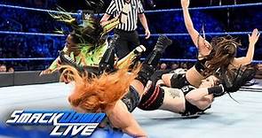 Charlotte Flair, Becky Lynch & Naomi vs. The Riott Squad: SmackDown LIVE, Feb. 20, 2018