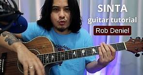 Rob Deniel 'Sinta' chords guitar tutorial