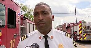 Detroit fire Chief James Harris discusses rescue of firefighters from collapsed building