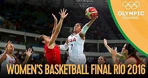 USA 🆚 Spain - Women's Basketball Gold Medal Match | Rio 2016 Replays