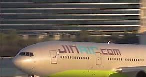 Jin Air Boeing 777-2B5 Taipei (TPE)-eoul (ICN) AIRPLANE SPOTTING