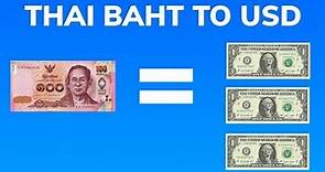LEARN THAI BAHT CURRENCY DENOMINATIONS (฿1 to ฿1,000)