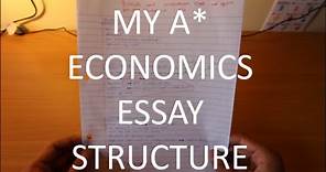 How To Structure ECONOMICS Essay | A-Level | GCSE