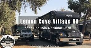 Lemon Cove Village RV Park Review - outside Sequoia National Park