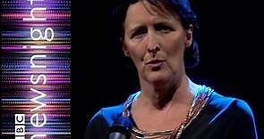 Fiona Shaw performs The Wasteland - Newsnight
