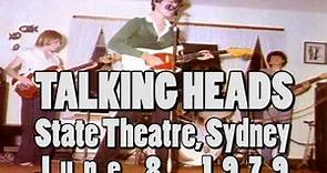 Talking Heads live in Sydney 1979 (full show, audio)
