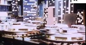 1960s Futuristic Model City of Tomorrow, Retro Futursim