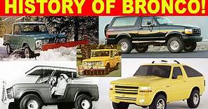 History of the Ford Bronco - Bronco Archives with Ted Ryan