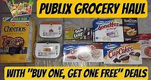 PUBLIX GROCERY HAUL! | Buy One Get One Free (BOGO) Deals