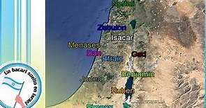 Las 12 tribus de Israel en un mapa interactivo