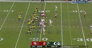 Samson Ebukam drops Rodgers for 6-yard sack with help from airtight S.F. coverage