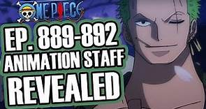 One Piece Episode 889 - 892 Animation Staff Revealed & Interview with Tatsuya Nagamine on Wano!