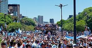 VÍDEO: Así fue la celebración de Argentina en Buenos Aires tras ganar el Mundial de Qatar