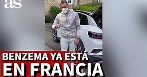 La imagen más esperada: así llegó Benzema a la concentración con Francia | Diario AS