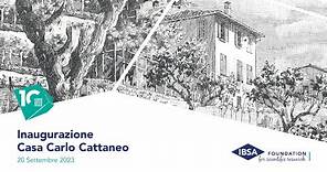 IBSA Foundation - Inaugurazione della nuova sede nella storica Casa Carlo Cattaneo a Lugano