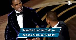 Will Smith golpea a Chris Rock en plena ceremonia del Oscar por hacer broma de su esposa