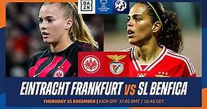 Eintracht Frankfurt x SL Benfica | Dia de Jogo da UEFA Women’s Champions League 4 Jogo na Íntegra