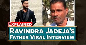 "Our Relationship is Finished Because of her" Ravindra Jadeja's Father on his Wife Rivaba