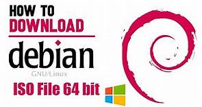 How to Download Debian Linux ISO File 64 Bit ✅ Easy Way