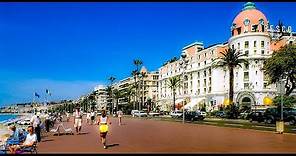 A Walk Down the Promenade des Anglais, Nice, France
