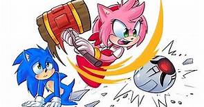 La Historia de Sonic & Amy (Movie) En Sonic 3 | Sonamy Cómic-Dub | Legacy of CHAOS