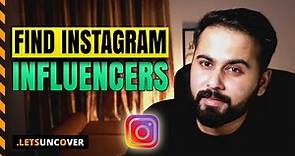 How to find Instagram Influencers, Instagram Influencer Marketing, Freelancing Tips and Tricks