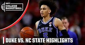 Duke Blue Devils vs. NC State Wolfpack | Full Game Highlights | ESPN College Basketball