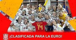 Así celebró la Selección española femenina su clasificación a la EURO 2022 de Inglaterra