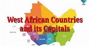 West African Countries and its Capitals .
