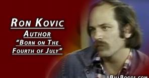 Ron Kovic Author of "Born on the Fourth of July"