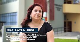 Layla Hirsh: Ganadora del Premio «Por las Mujeres en la Ciencia» | Portal de investigación | PUCP