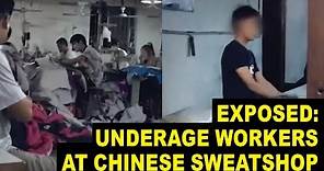 Inside Look at Sweatshop in China Where Children Work 20 Hour Days