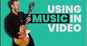 How to use music in video - A beginners guide