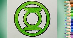 How to Draw Green Lantern Logo