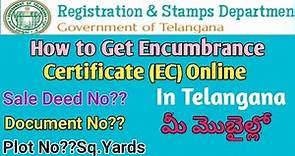 ecsearchts|how to apply ec online telangana|Encumbrance in Telangana|