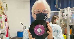R.E.M.'s Mike Mills at Kindercore Vinyl in Athens, GA