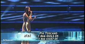Pia Toscano " All BY Myself " American Idol