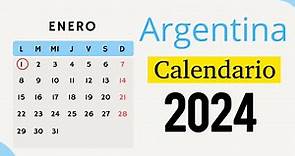 FERIADOS 2024 CALENDARIO DE ARGENTINA