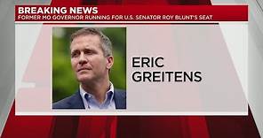 Former Missouri Governor Eric Greitens announces US Senate bid