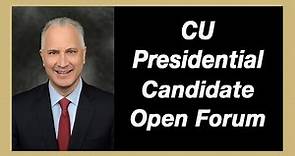Open Forum with CU Presidential Finalist Mark Kennedy