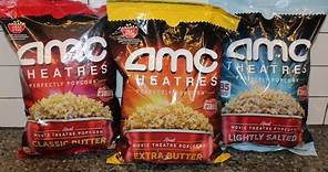 AMC Theatres Movie Theatre Popcorn: Classic Butter, Extra Butter & Lightly Salted Review