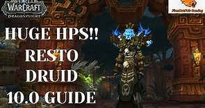 WoW - Resto Druid build and guide, beginners. 10.0 Dragonflight PVE -
