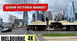 MELBOURNE, AUSTRALIA 🇦🇺 [4K] Queen Victoria Market — Walking Tour