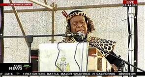 King of AmaZulu, Goodwill Zwelithini addresses Land Imbizo