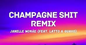 Janelle Monáe - Champagne Remix (Lyrics) Ft. Latto & Quavo