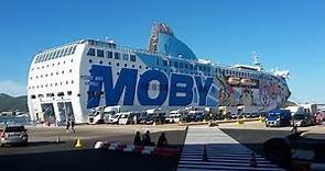 Moby Lines ferry : depart Olbia arrival Genua