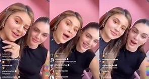 Kylie and Kendall Jenner Live on Instagram